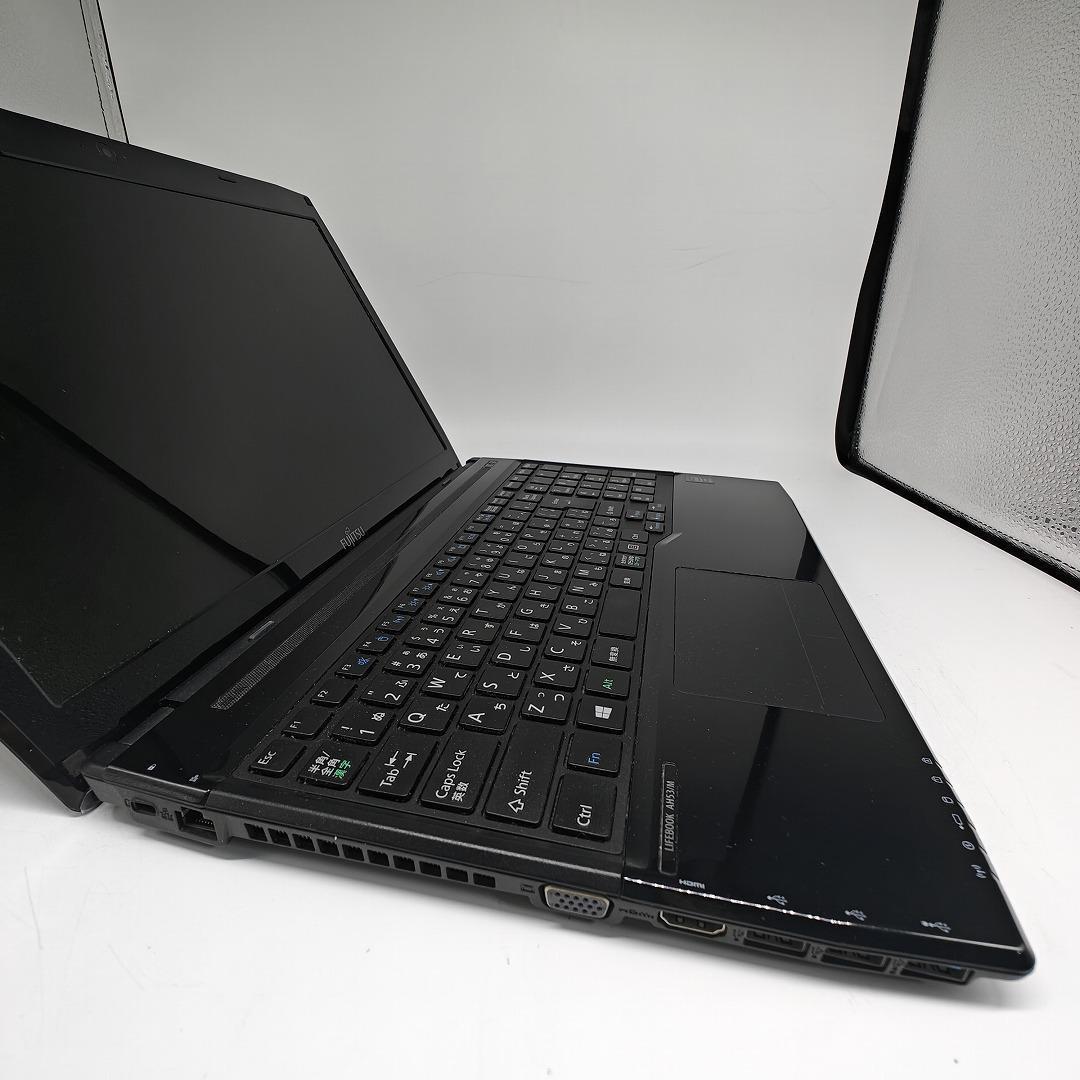 【富士通】AH53 高性能i7 SSD512GB 16GB ブラック ノートPC