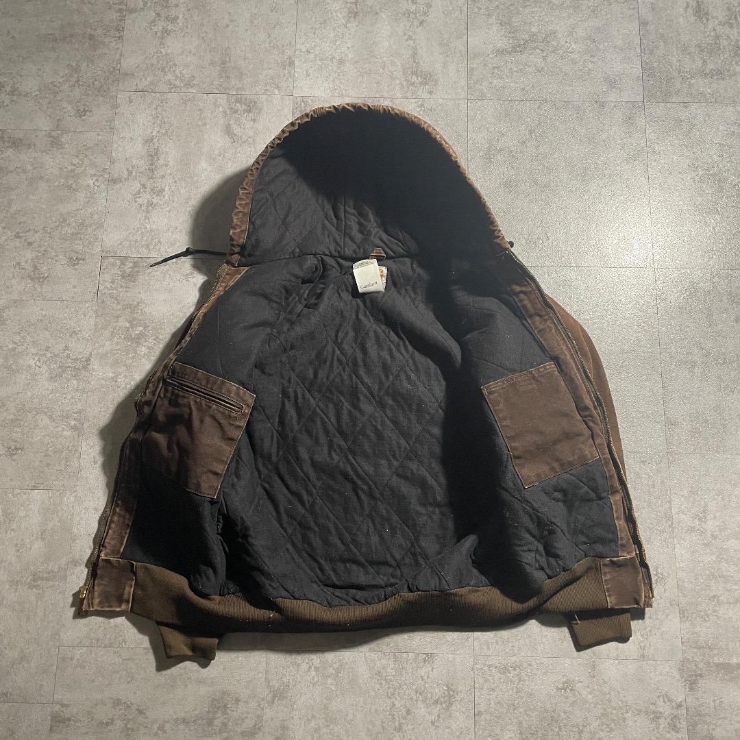 00s メキシコ製USA生地 ブラウン カーハート アクティブジャケット M