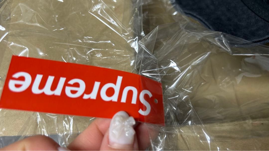 supreme バケットハット　袋　ステッカー付き