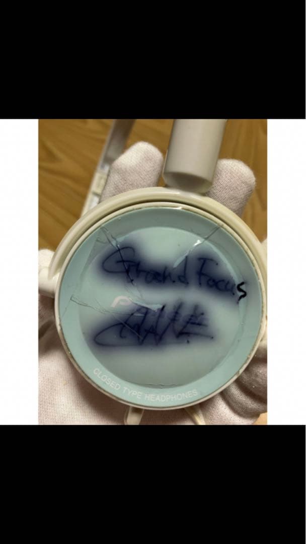 Grand Focusサイン入 PioneerヘッドフォンSE-MJ21劣化有り