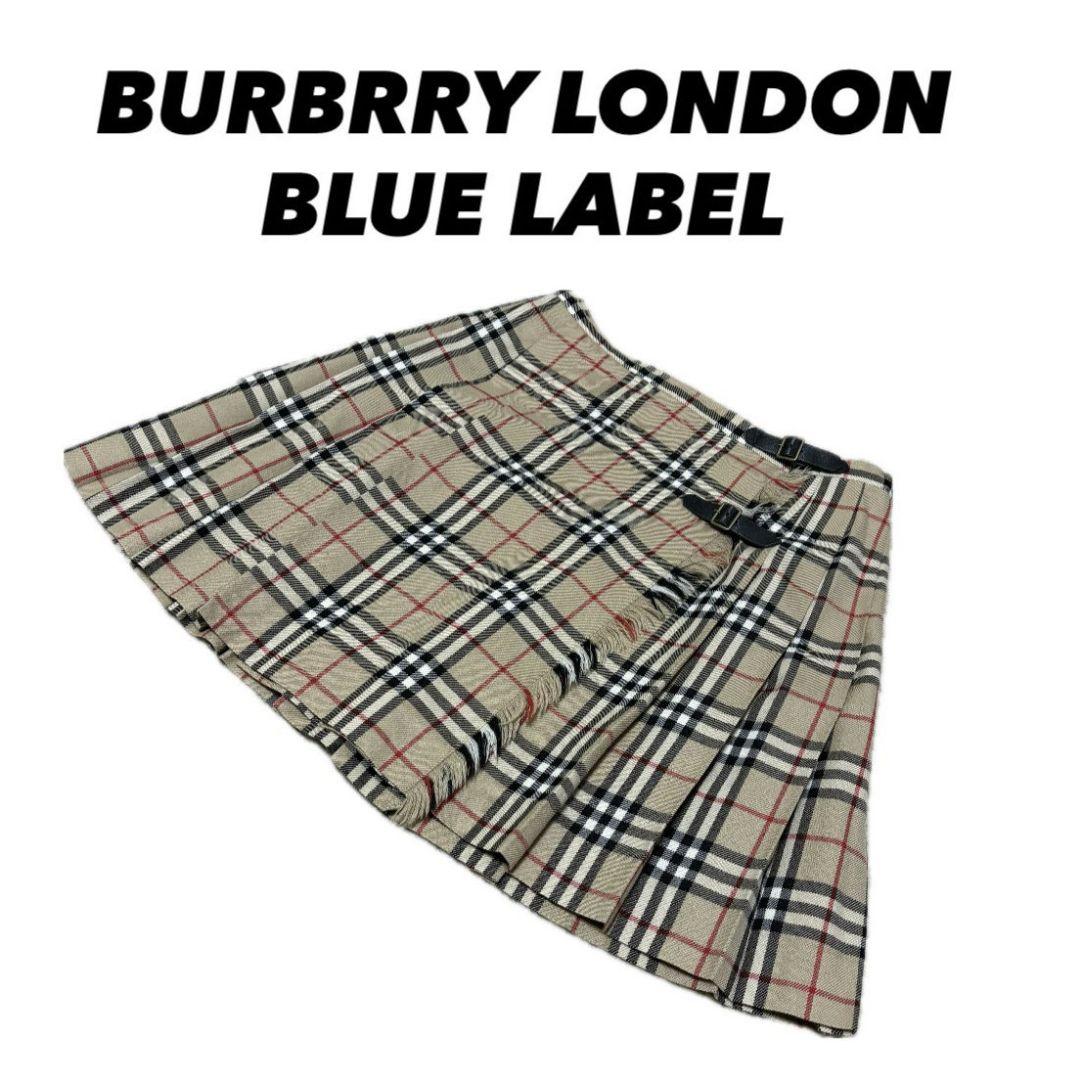 【ANCHOVY✨️】　Y2K✨ バーバリーブルーレーベル ラップスカート