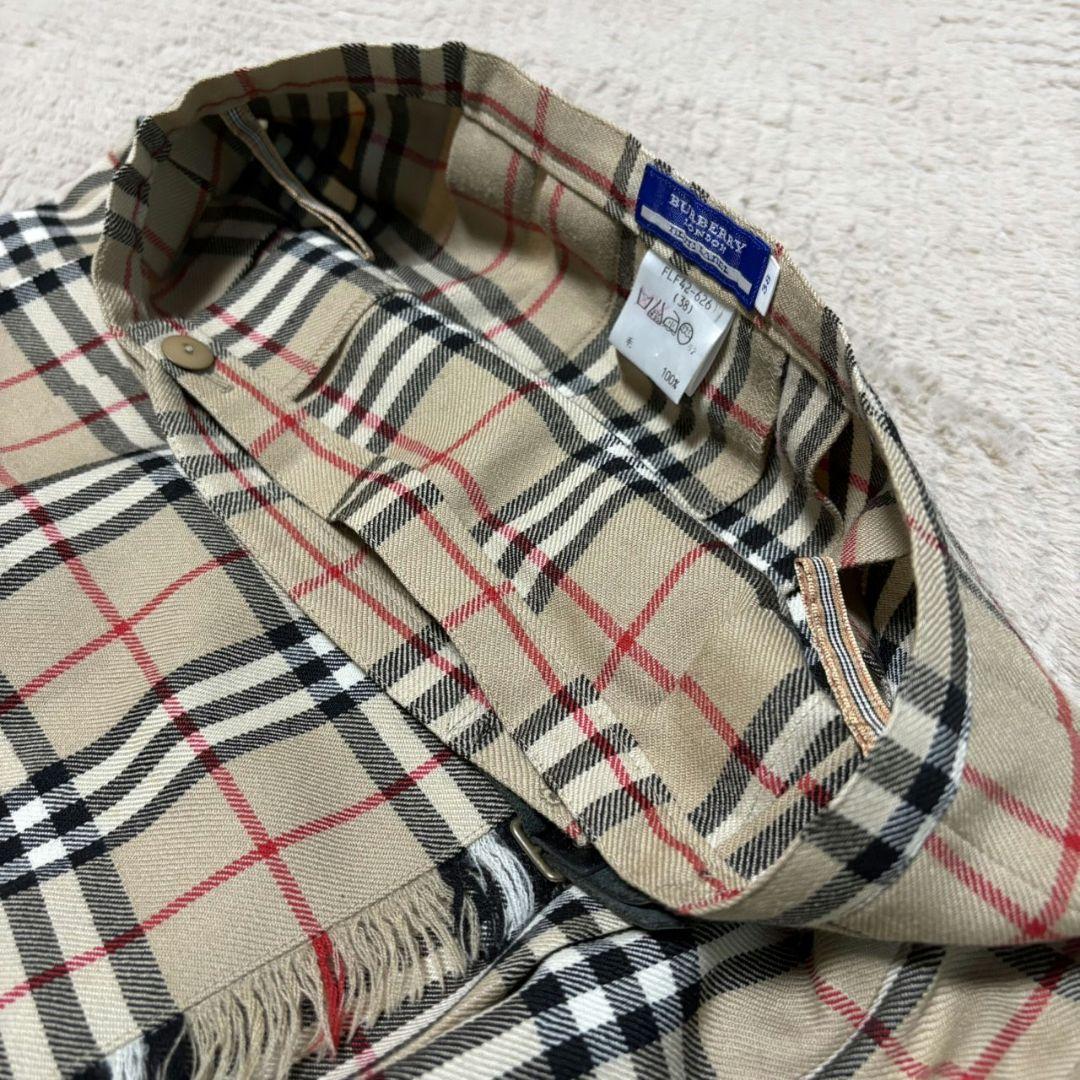 【ANCHOVY✨️】　Y2K✨ バーバリーブルーレーベル ラップスカート