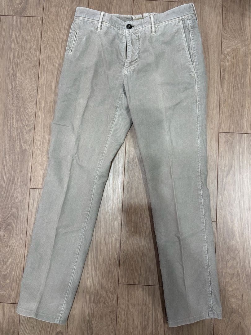 秋冬 INCOTEX SLACKS コットンパンツ 30 カーキベージュ