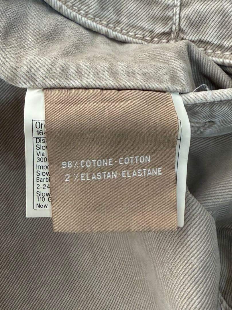 秋冬 INCOTEX SLACKS コットンパンツ 30 カーキベージュ