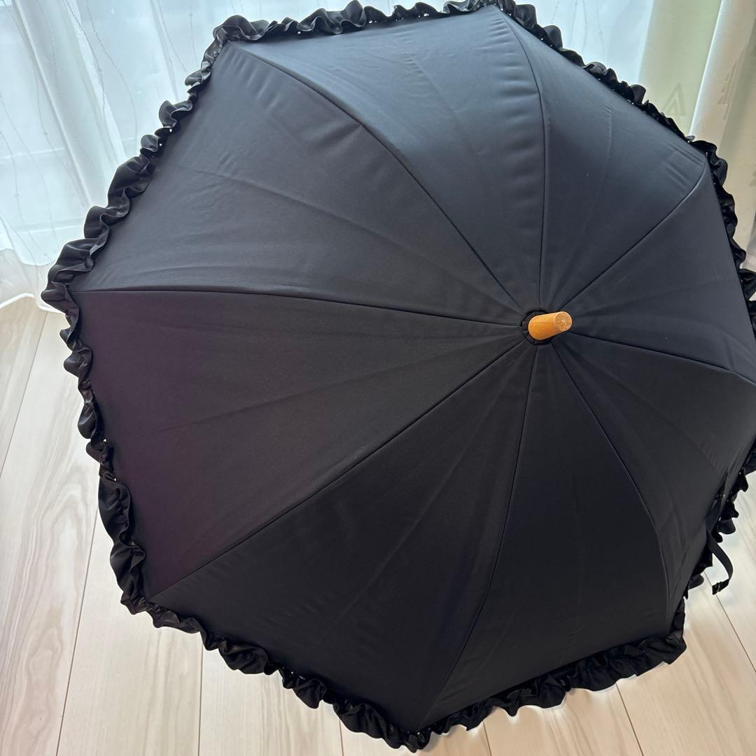 サンバリア　日傘　長傘　Sサイズ　フリル