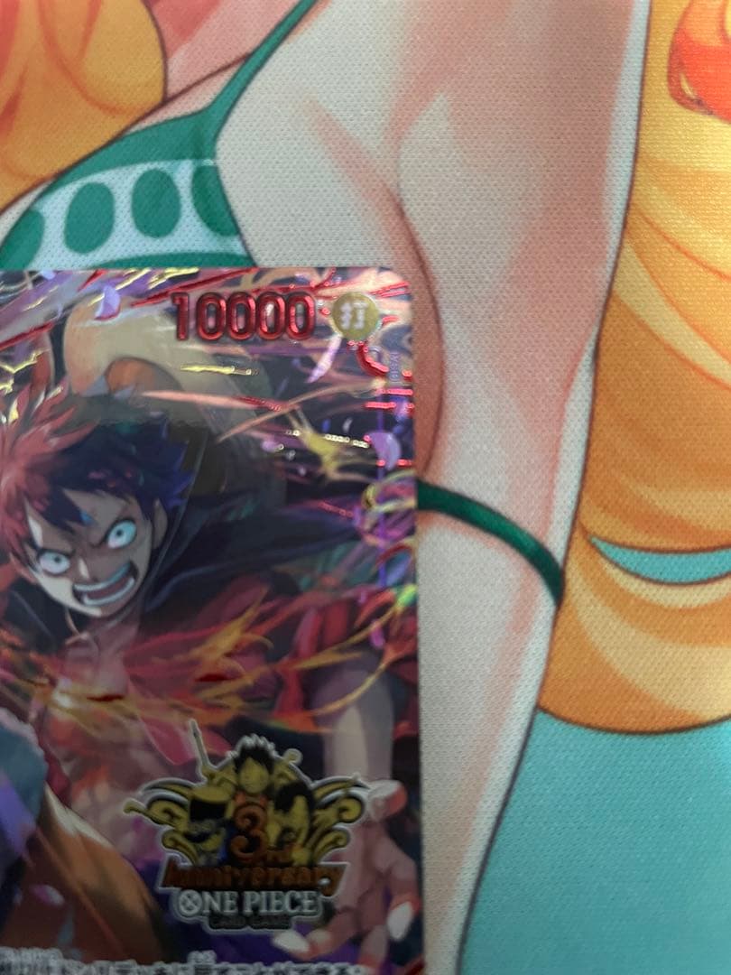 ONE PIECEカード　ルフィ　3rd anniversary
