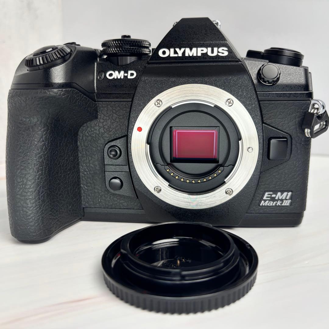 【新品級・ショット数587回】オリンパス OM-D E-M1 Mark III