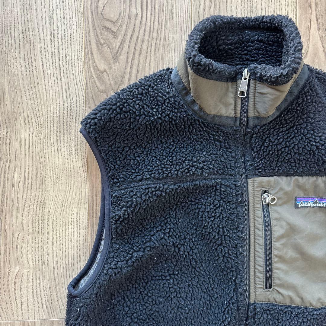 patagonia フリースベスト ブラック M