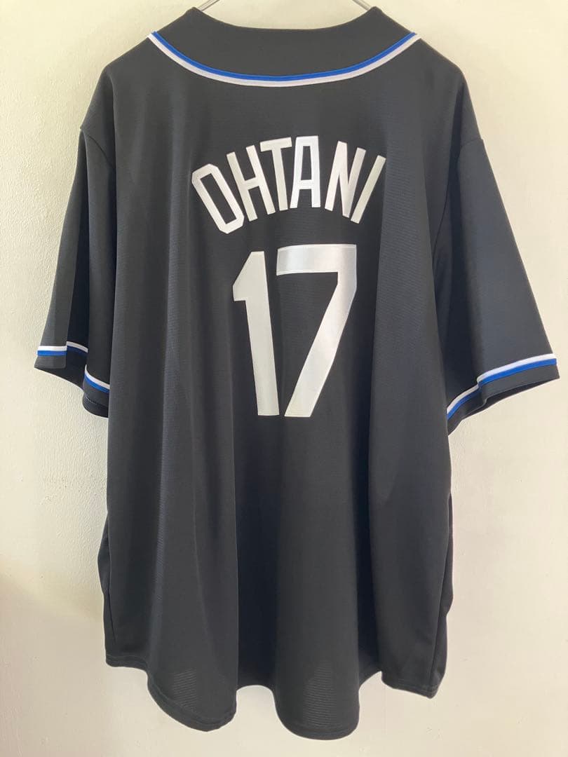 Nike Dodgers Ohtani 17 大谷翔平 ユニフォーム XL 黒
