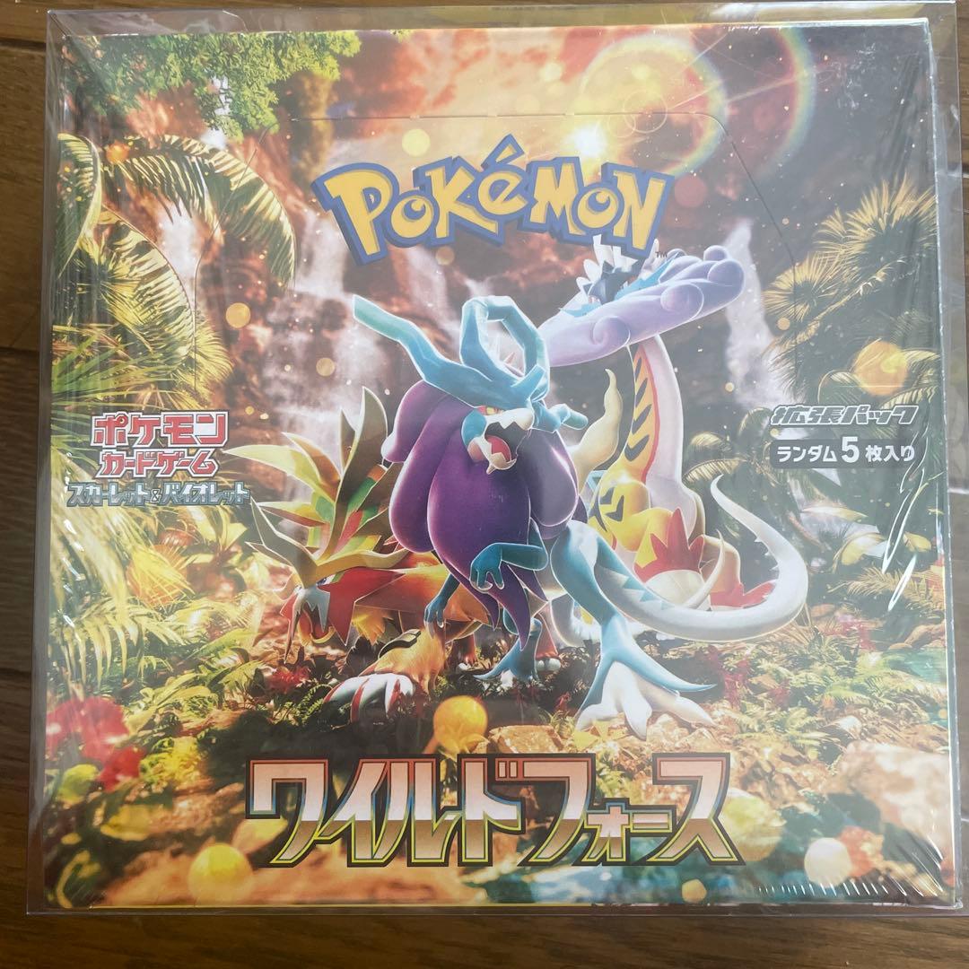 ひ*】様 ポケモンカードゲーム ワイルドフォース　1box シュリンク付き