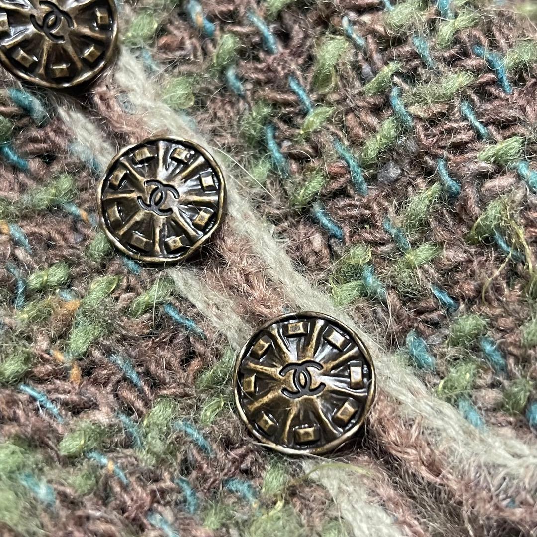 シャネル　ツイード　ウール　ジャケット　98Ａ　ヴィンテージ