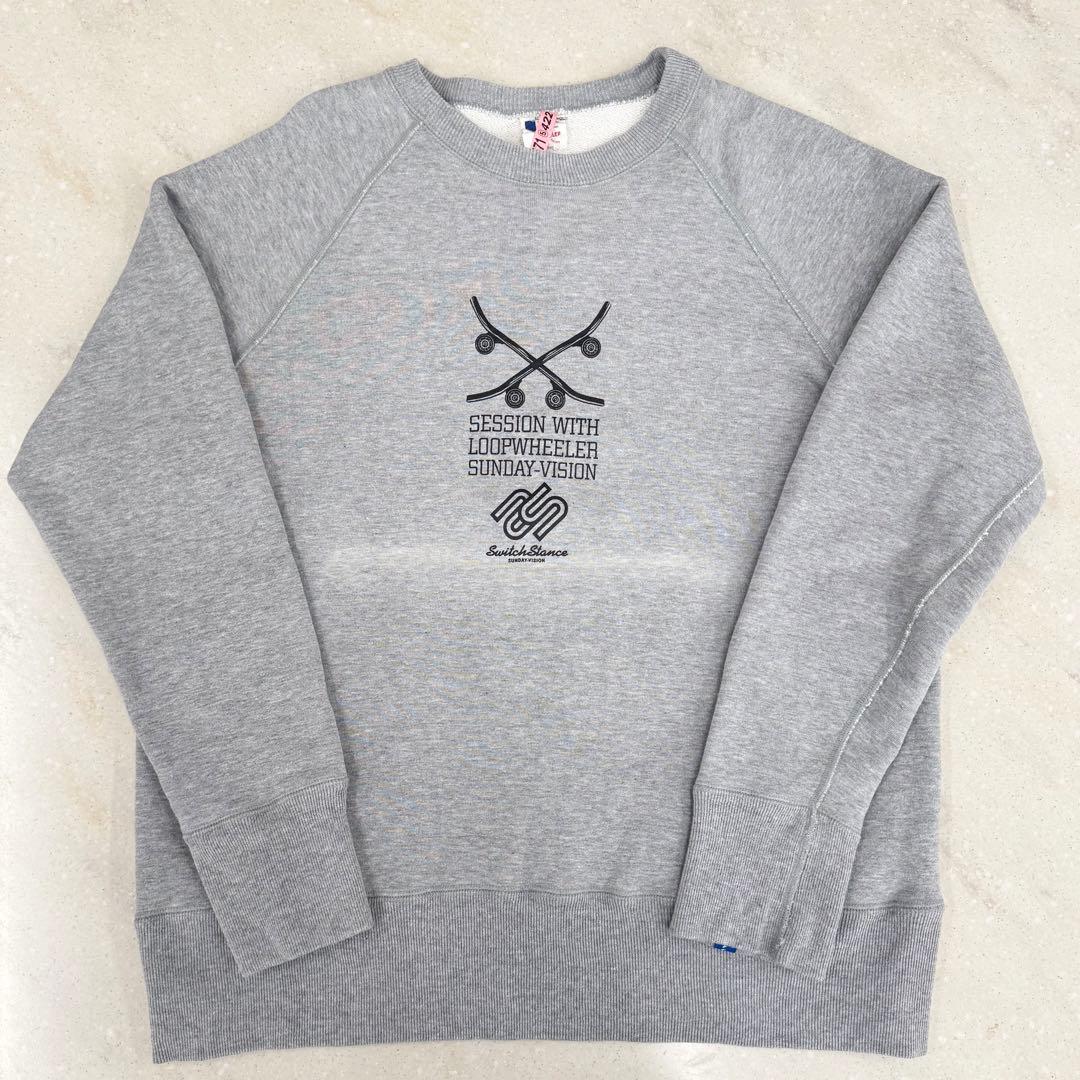 LOOPWHEELER sunday vision スウェット