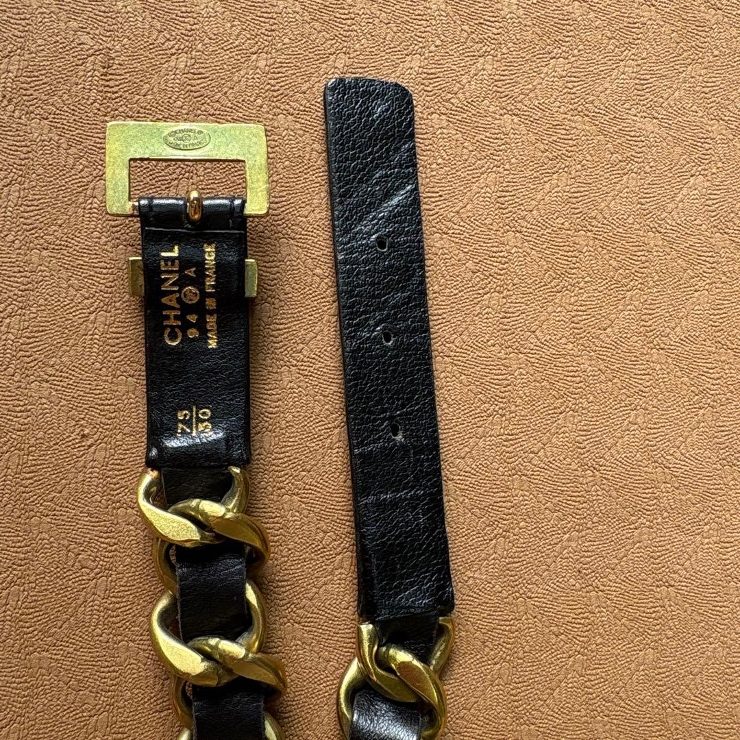 CHANEL チェーンデザイン ベルト