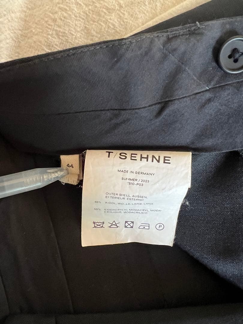 パンツ T/SEHNE ALL-OVER PLEATED TROUSERS