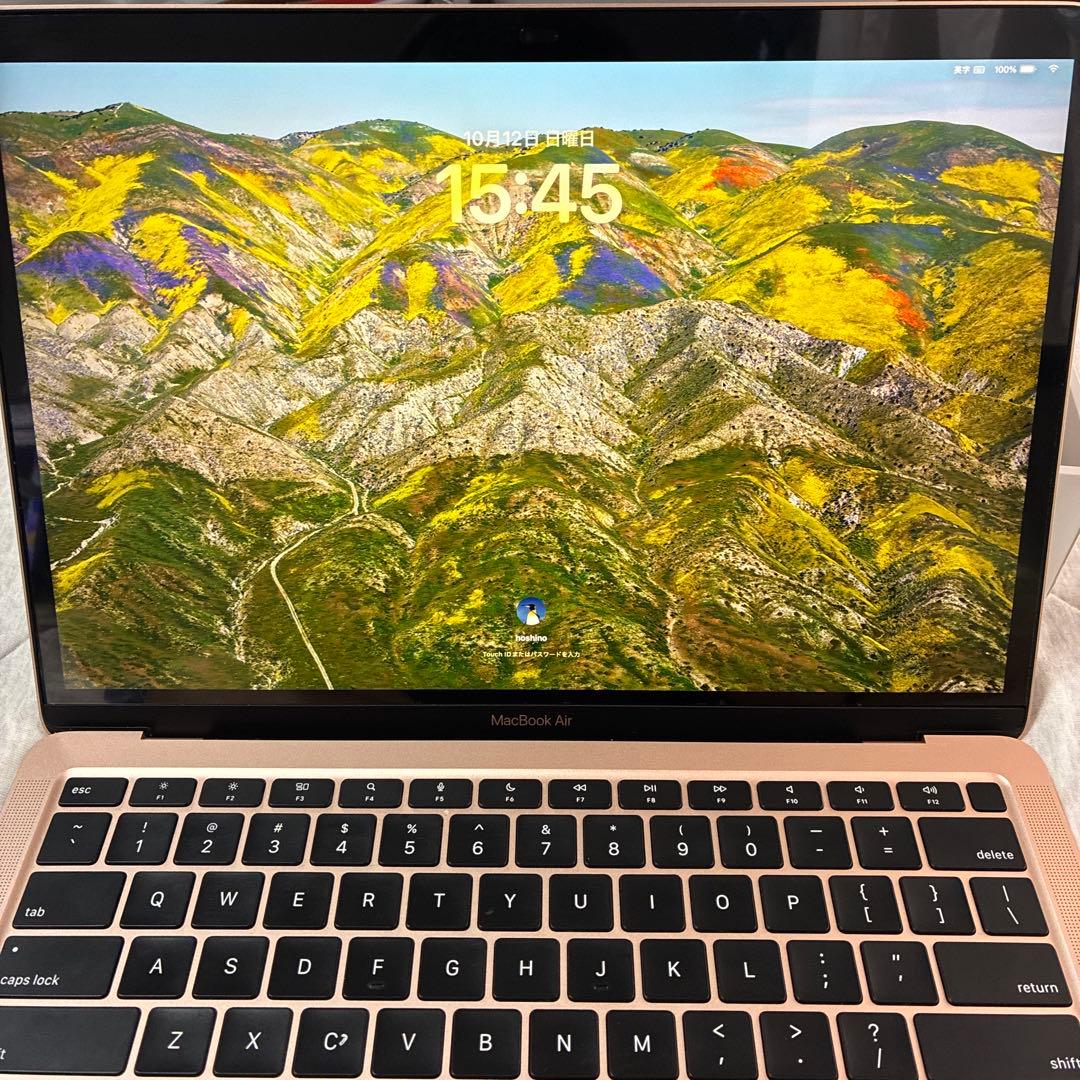 MacBook Air 13-inch 16G 256GB US配列　新品付属品