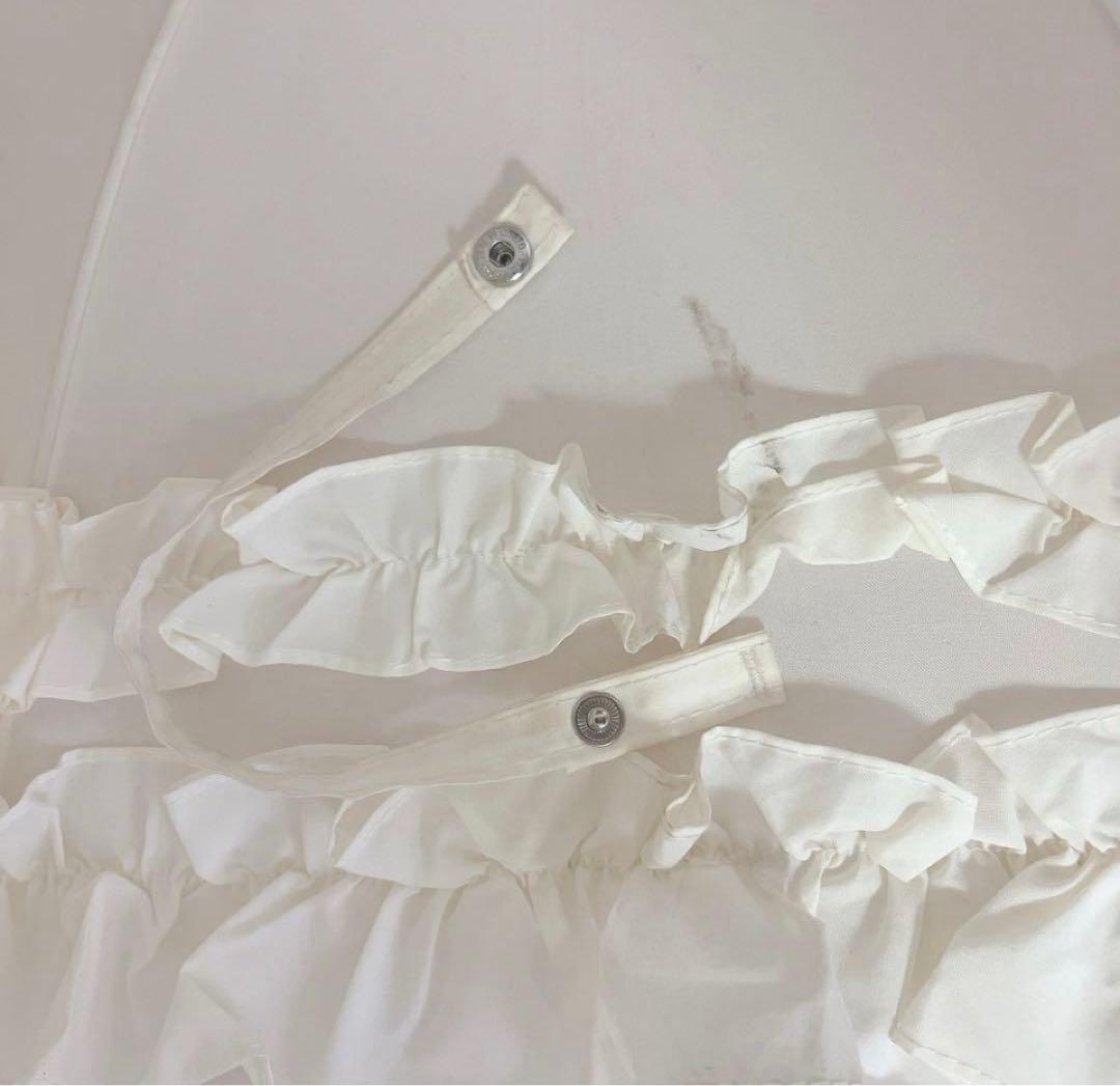 ベイビーザスターズシャインブライト アリスアンドザパイレーツ フリル日傘 白