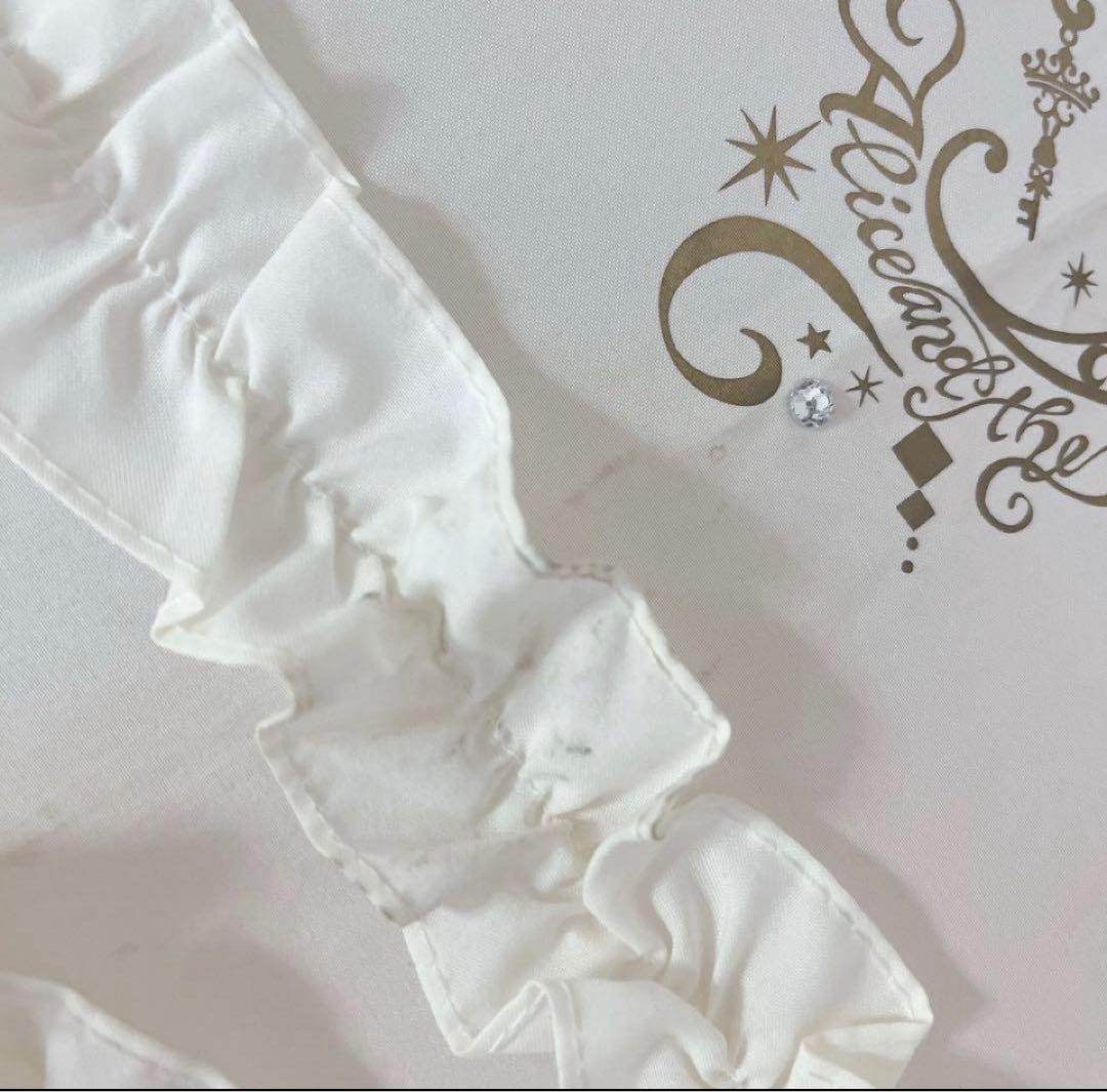 ベイビーザスターズシャインブライト アリスアンドザパイレーツ フリル日傘 白