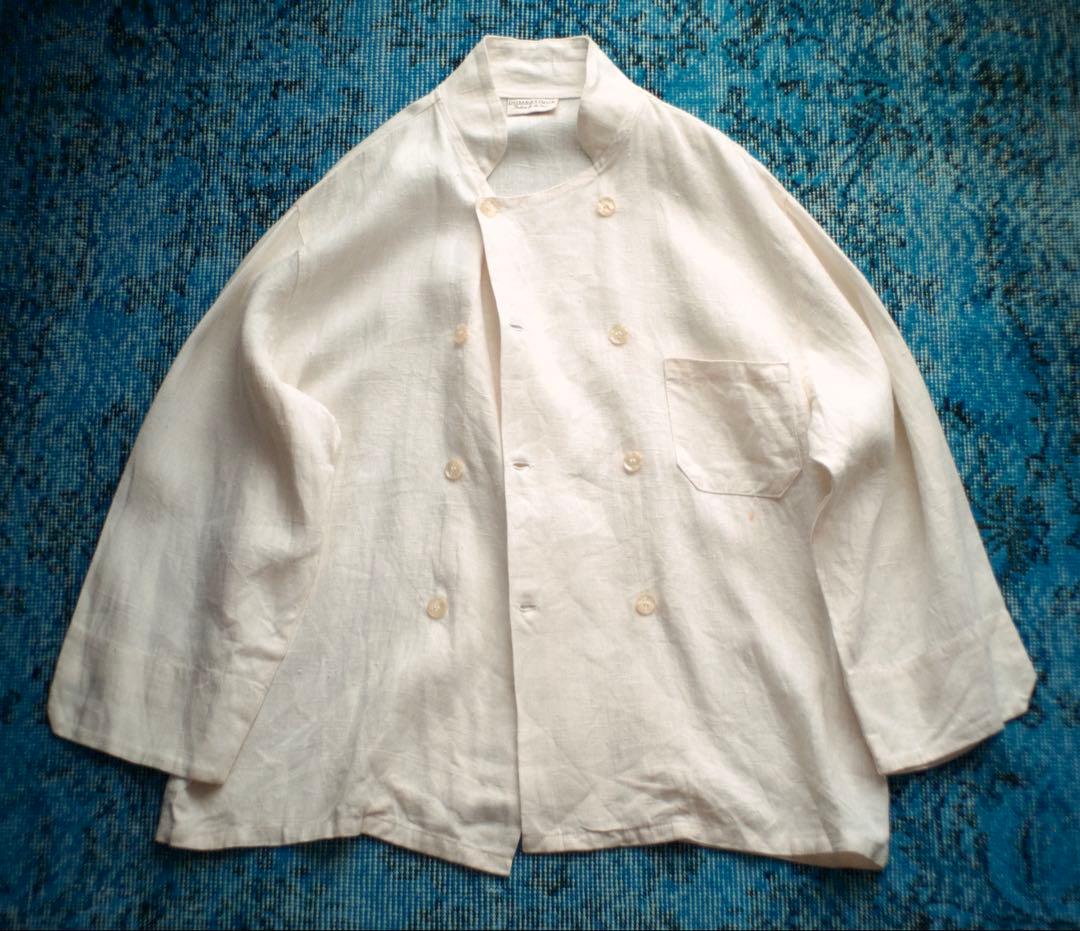 ジャケット・アウター 80s 90s USA linen double-breasted jacket