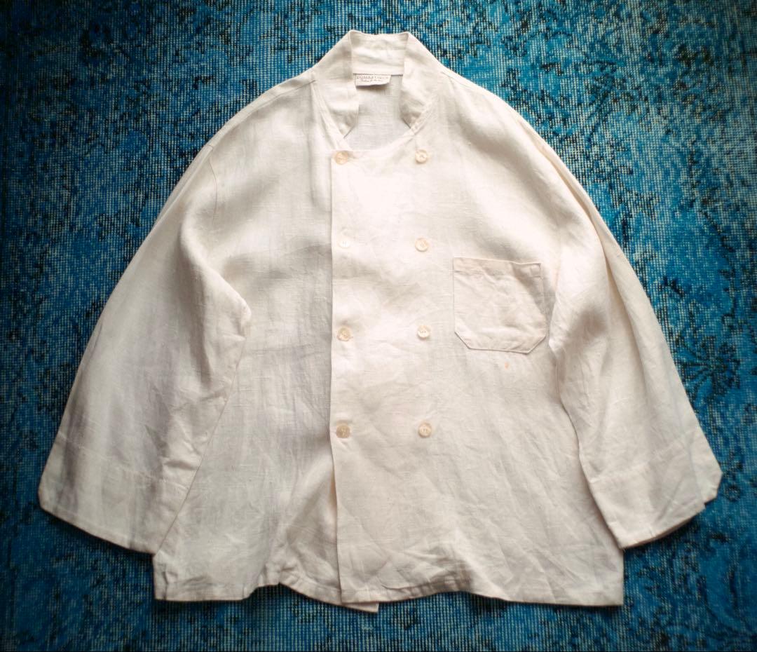 ジャケット・アウター 80s 90s USA linen double-breasted jacket