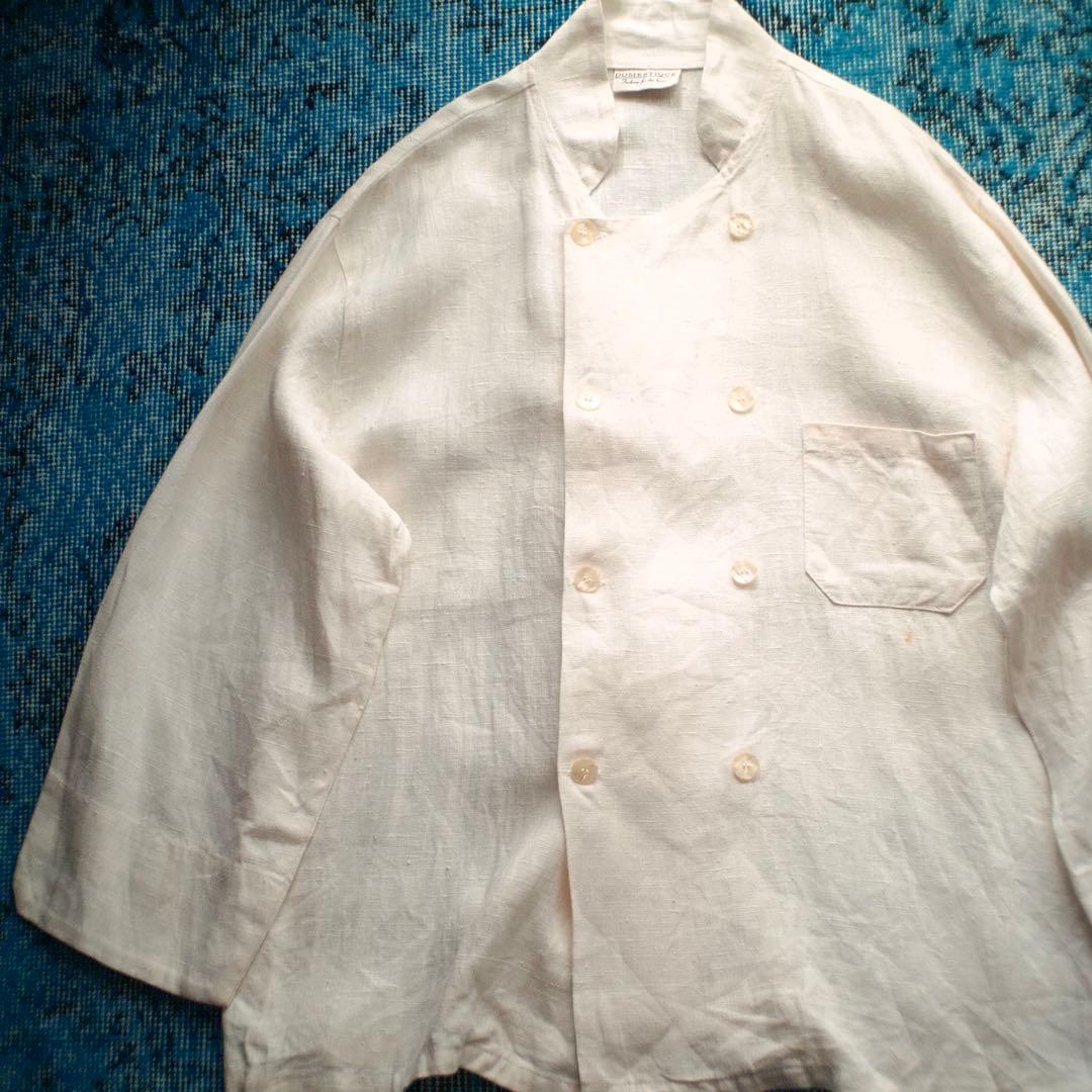 ジャケット・アウター 80s 90s USA linen double-breasted jacket