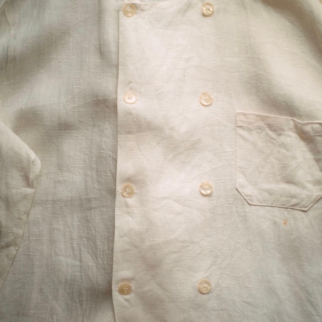 ジャケット・アウター 80s 90s USA linen double-breasted jacket