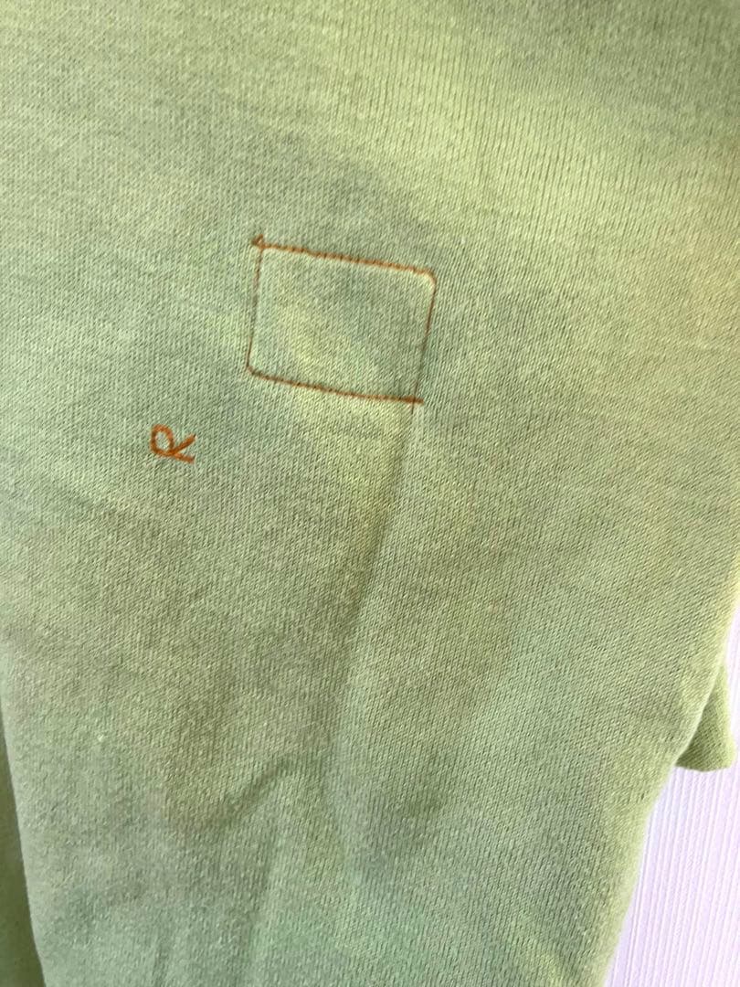 ●45R 45rpm●コットンスムースチュニック キミドリ