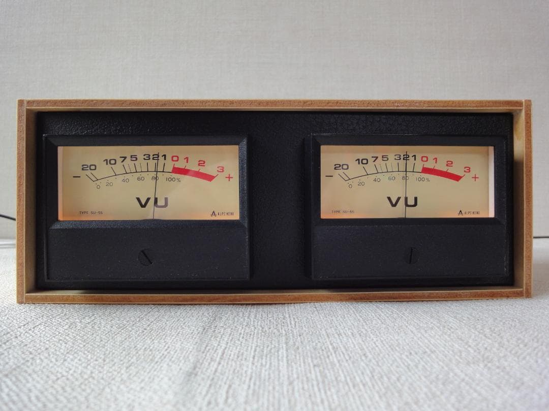 自作ステレオVUメーター190号機（ALPS KEIKI製大型）