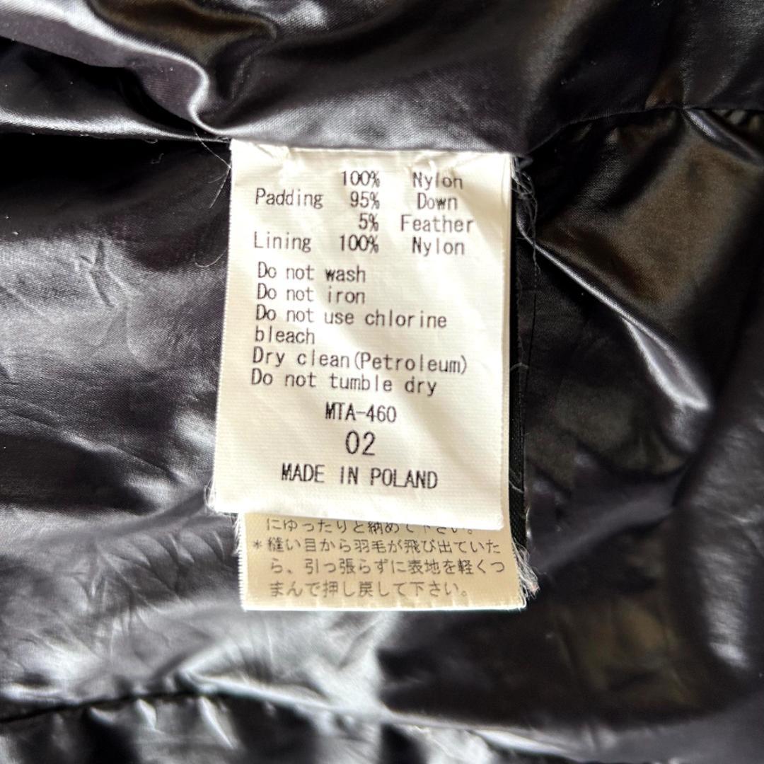 タトラスTATRASダウンジャケットMTA-460サルガスSARGAS 02黒