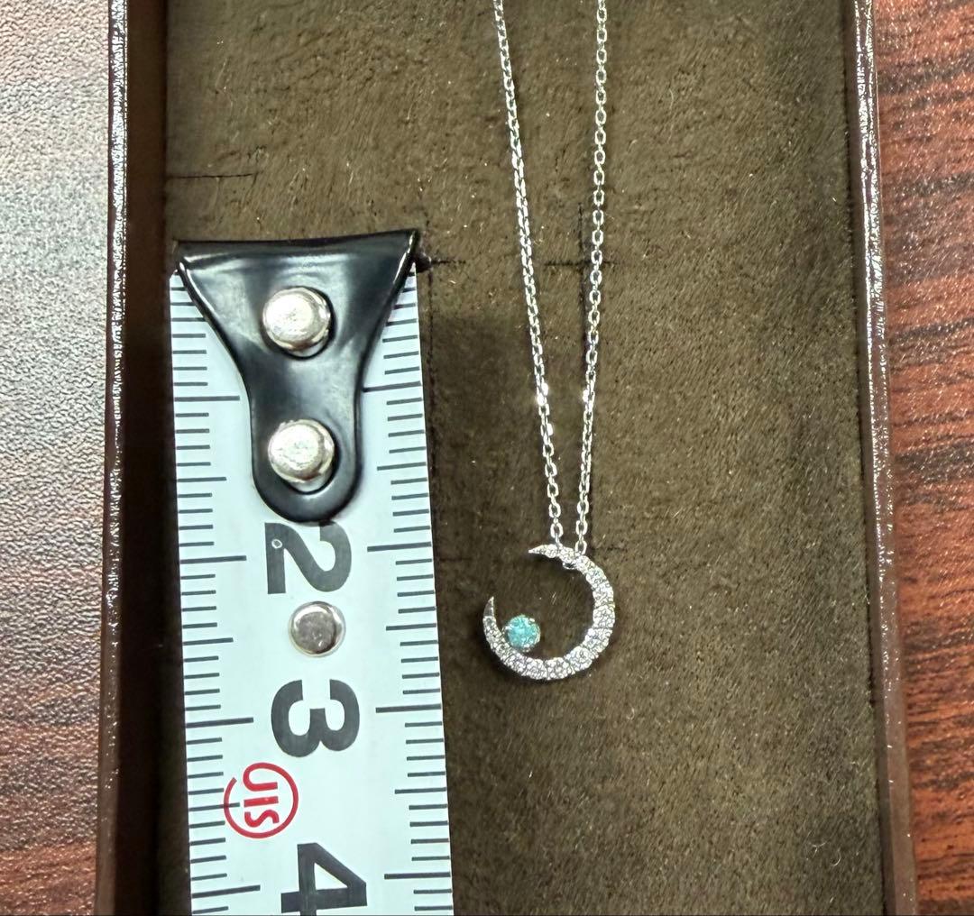 月　ムーン　ネックレス パライバトルマリン　スタージュエリー