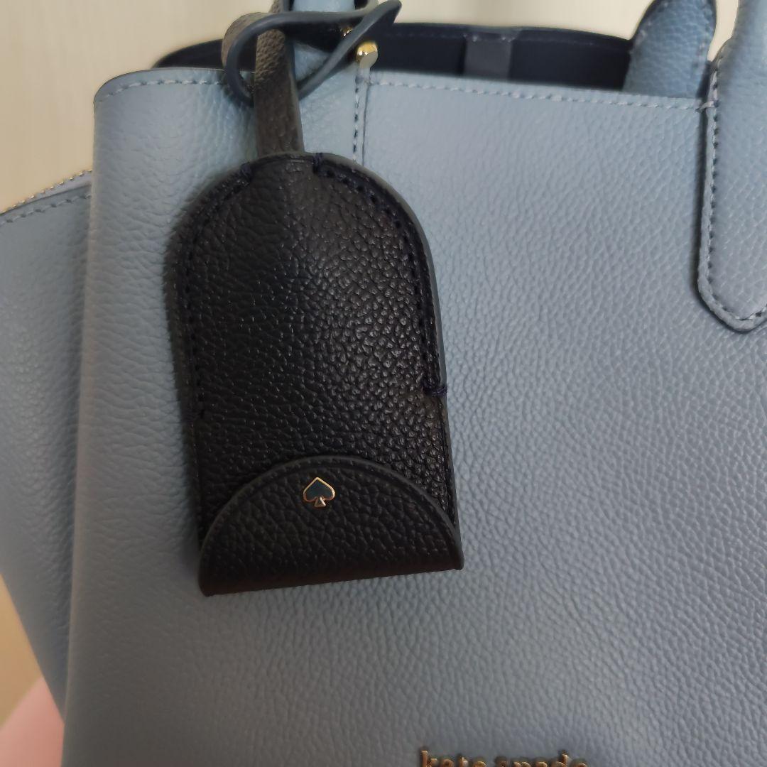 kumi　kate spade ライトブルー バッグ