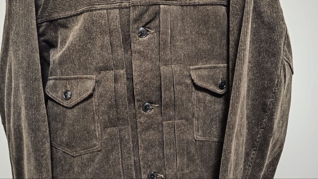 c*t様 OLDJOE コーデュロイジージャン ブラウン 40L新品オールドジョ