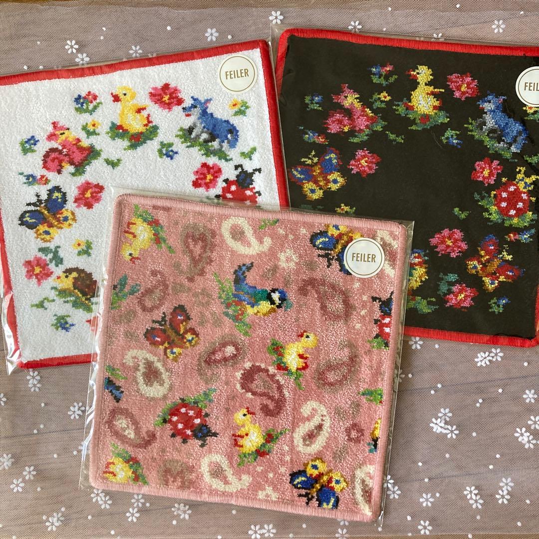 フェイラー　ハンカチ　ハイジ　3枚セット　新品未開封⭐︎