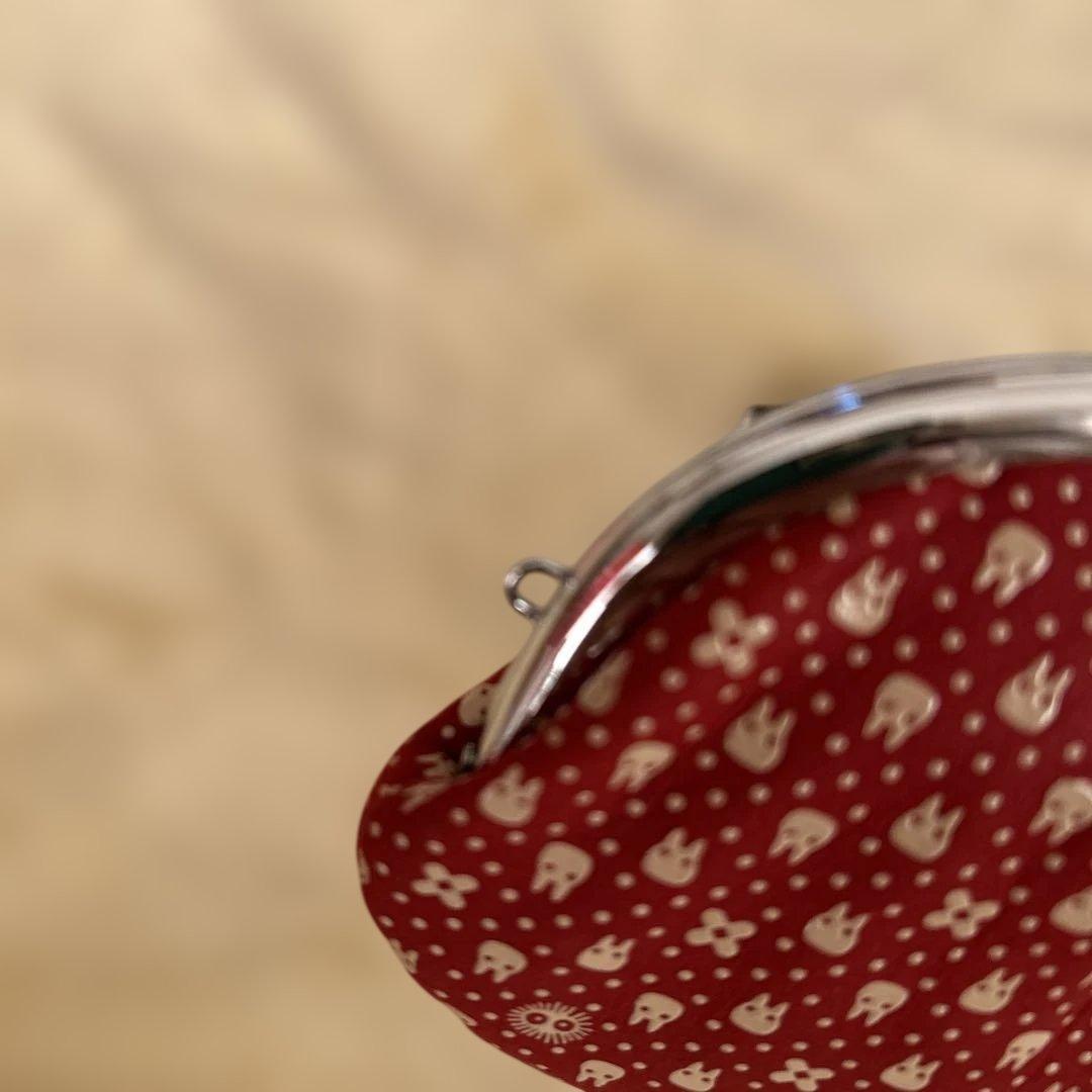 印伝 トトロ親子がま口