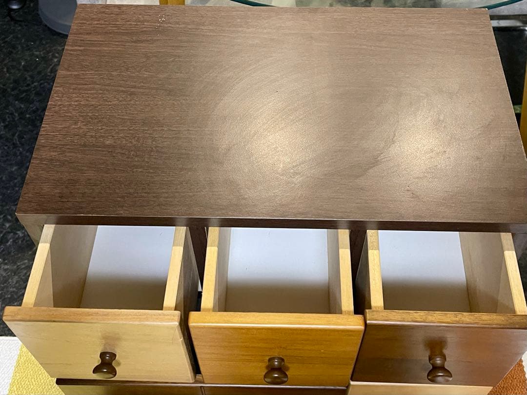 中村敬木工 60チェスト 4段 木製 可愛い オシャレ 棚 タンス 訳あり品