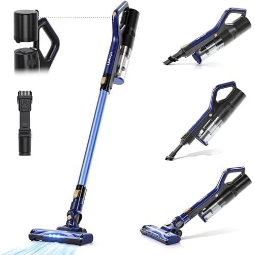 掃除機 コードレス【着脱式バッテリー&38000pa超強力吸引&0.6KG革命b