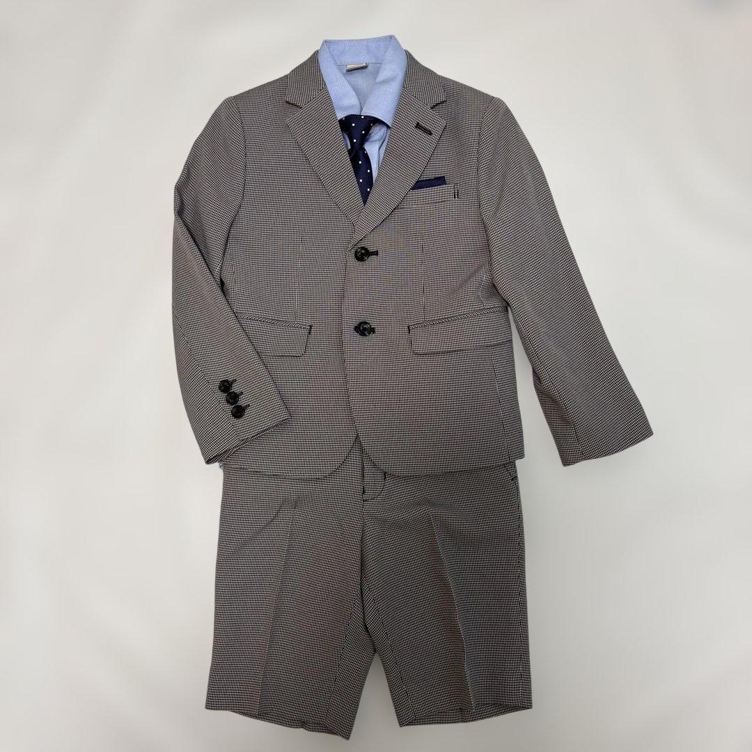 【美品】プティマイン　フォーマル　男の子　120 ハーフパンツ　卒園式　入学式