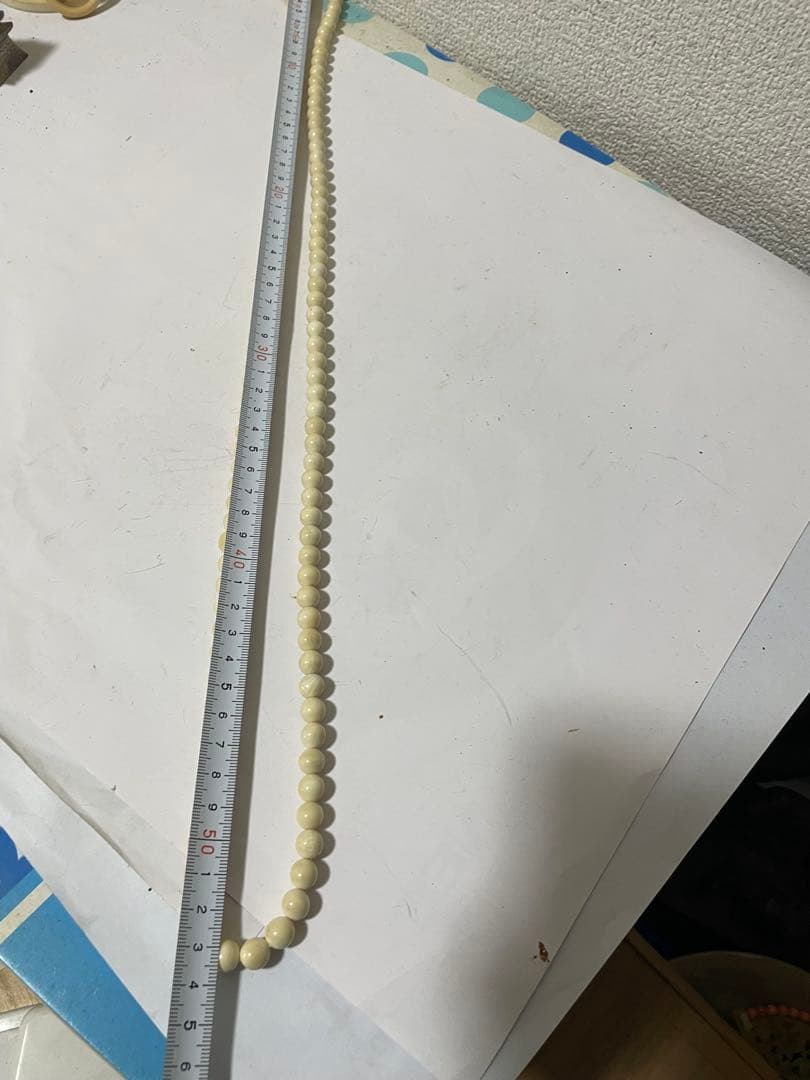 極上　牙彫ネックレス　2本セット