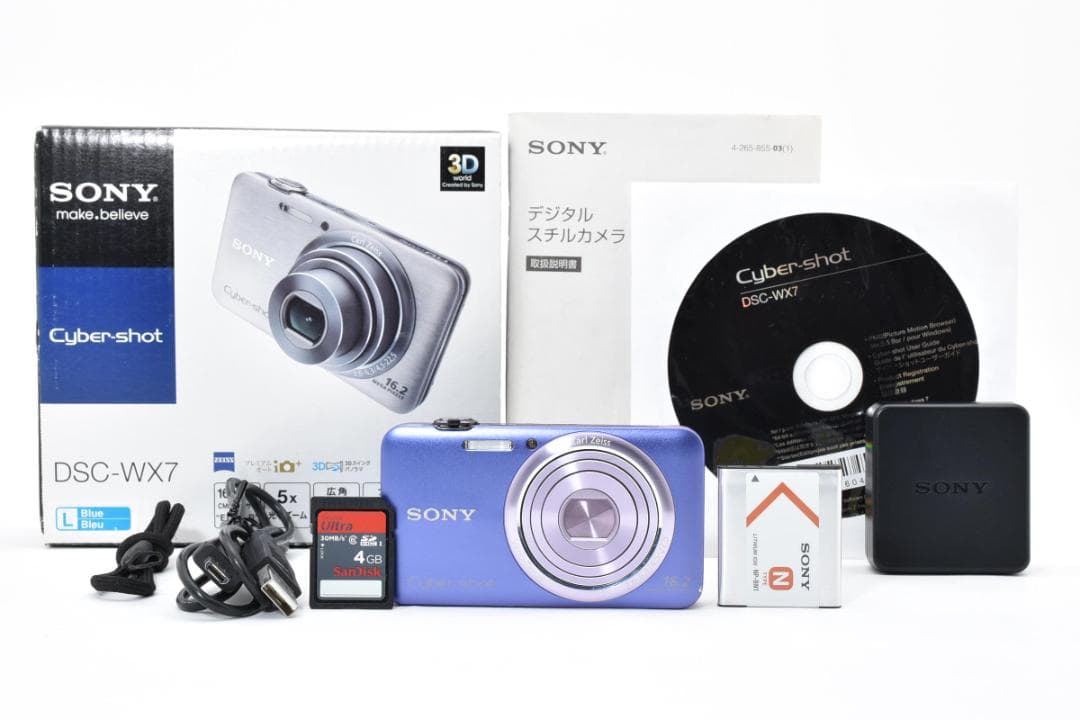 ■ 美品 ■ ソニー　SONY Cyber-shot DSC-WX7 ブルー