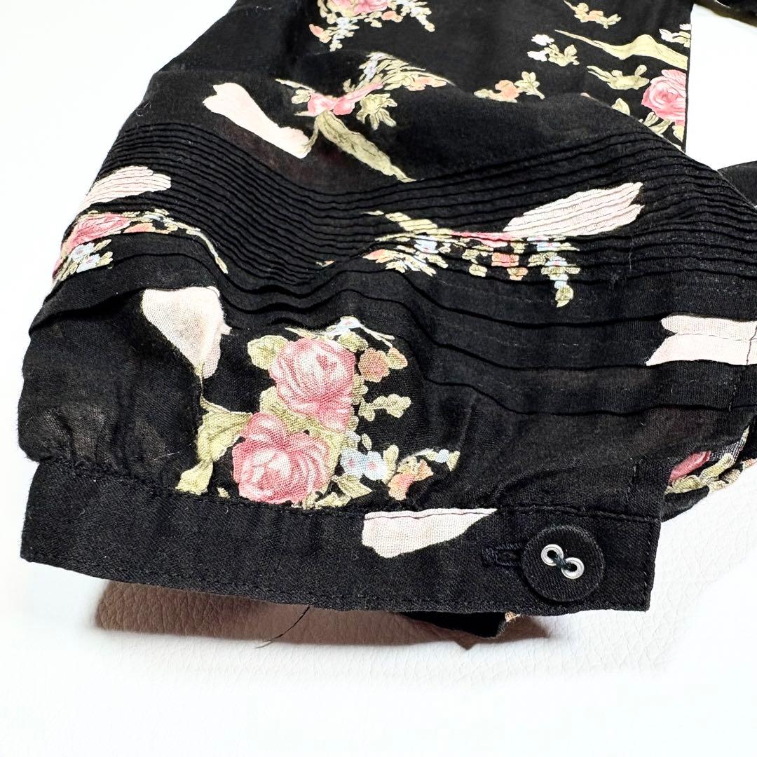 PINK HOUSE ワンピース ドレス ブラウス 花柄 ブラック セットアップ