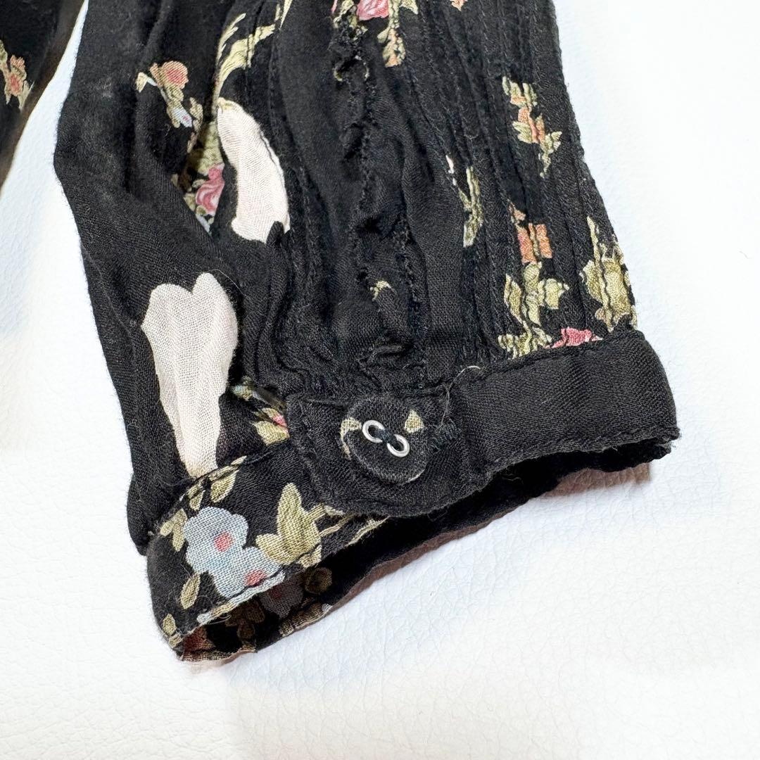 PINK HOUSE ワンピース ドレス ブラウス 花柄 ブラック セットアップ