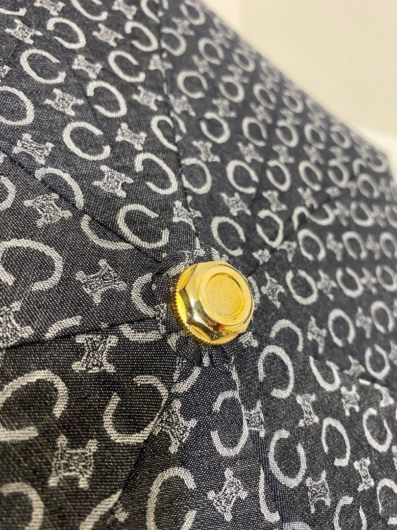 【未使用品】CELINE 折りたたみ日傘 晴雨兼用