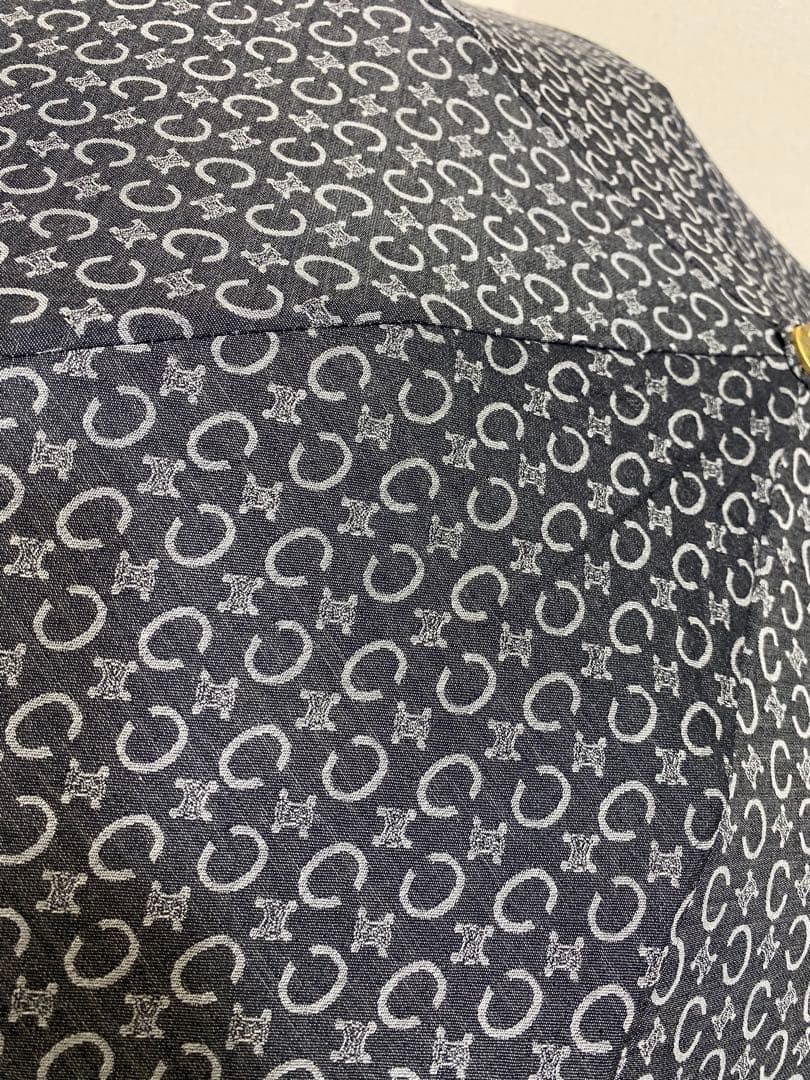 【未使用品】CELINE 折りたたみ日傘 晴雨兼用