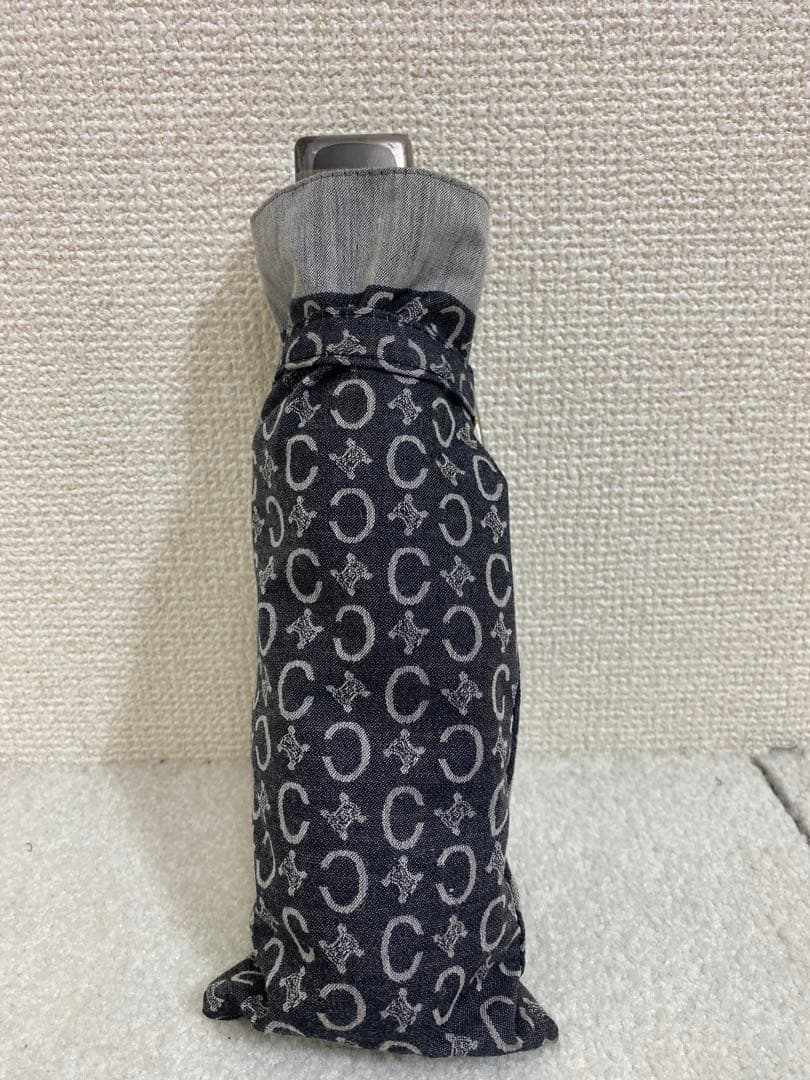 【未使用品】CELINE 折りたたみ日傘 晴雨兼用