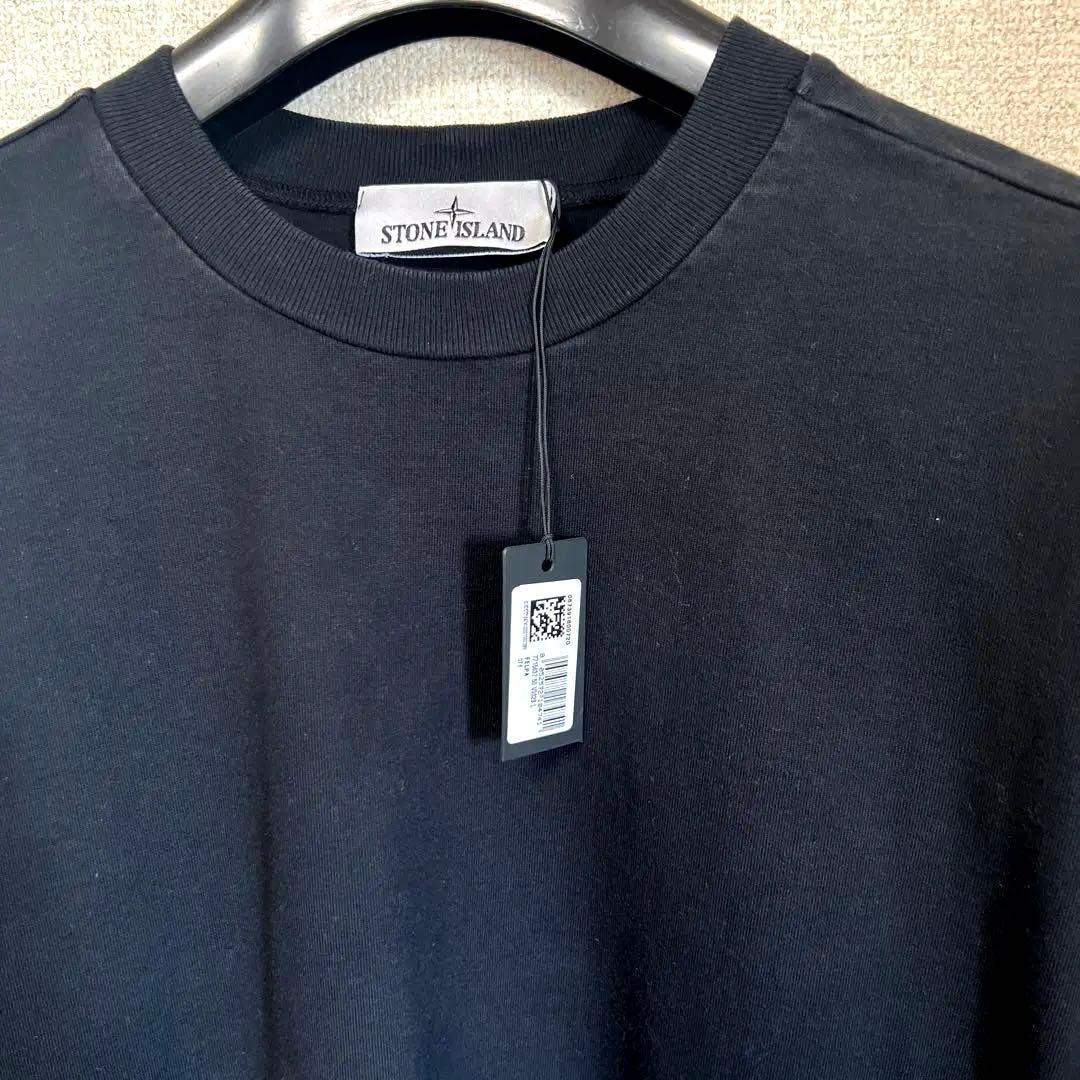 STONE  クルーネック スウェット 黒 Lサイズ
