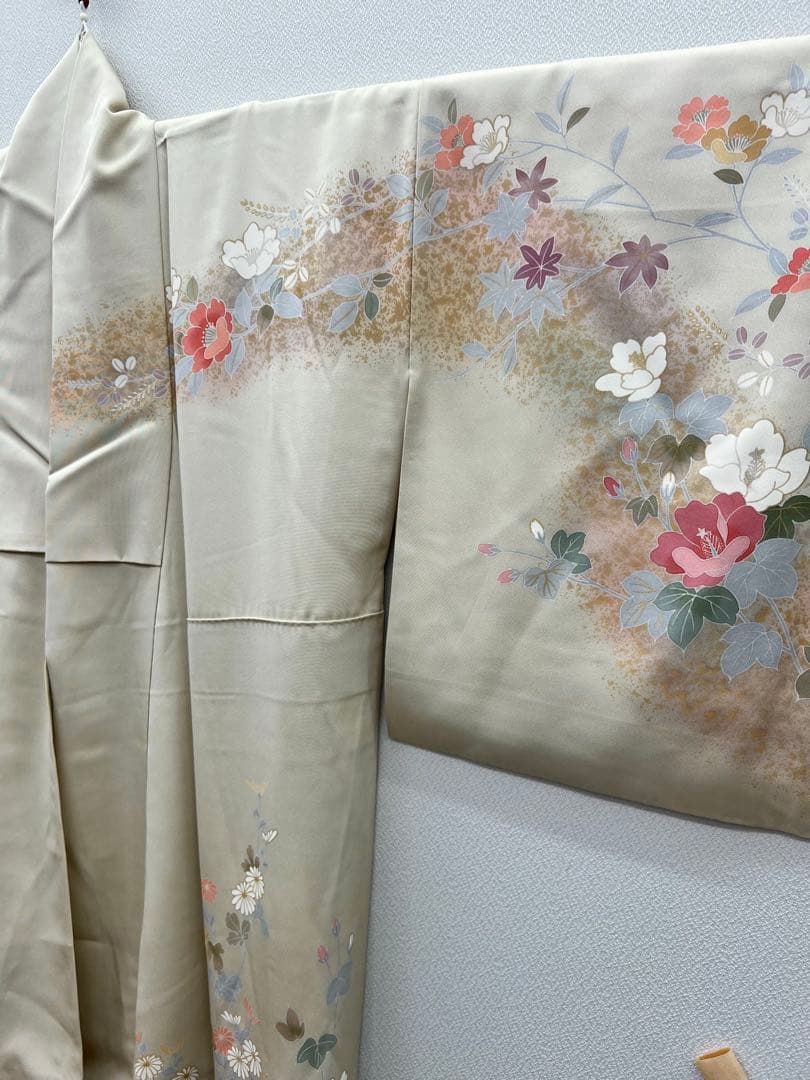 橘吉也様　　　　　　　　　正絹　訪問着・共誂の長襦袢2点セット　訪問着セット