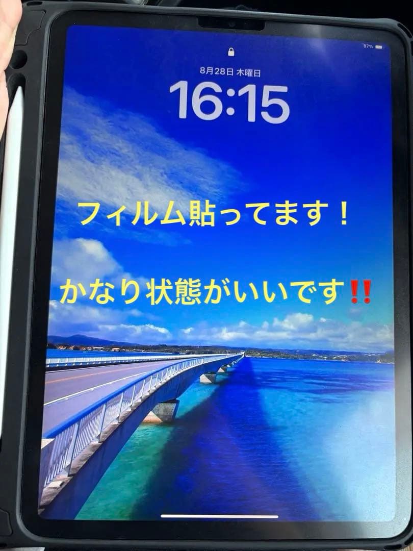 ('ω')ipad pro本体とpencil‼️4世代Wi-Fiモデル 11インチ