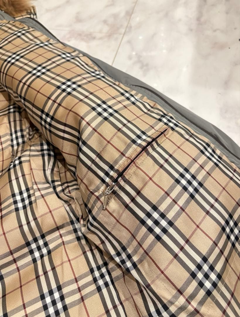 海人⭐︎島人 BURBERRY BLACK LABEL バーバリー中綿コート