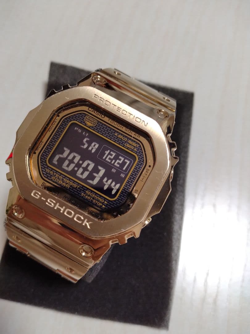 【最終価格】（62）G-SHOCK　フルメタル　GMW-B5000 ゴールド