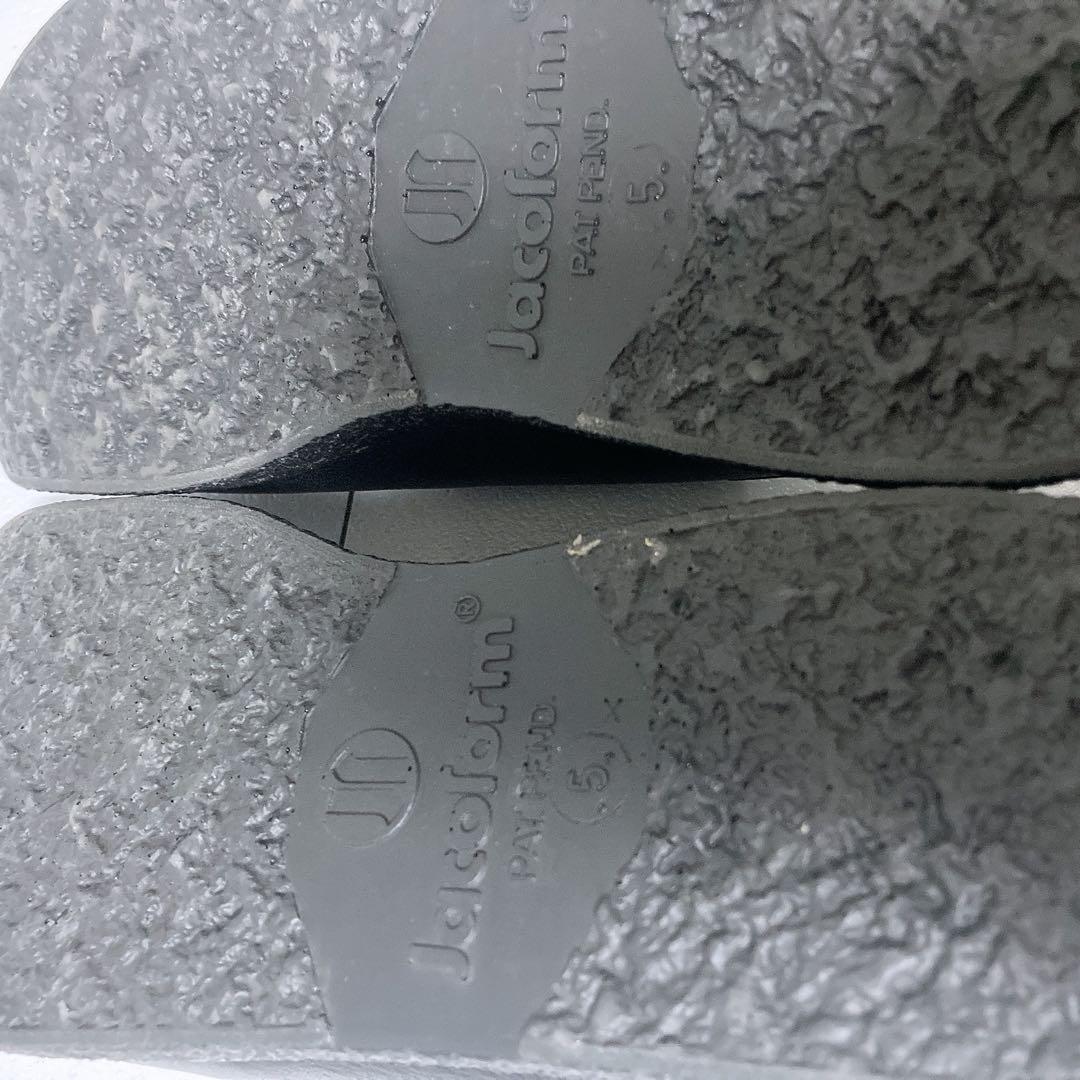 極美品 jacoform ヤコフォーム コンフォートシューズ 革靴 黒 24.5