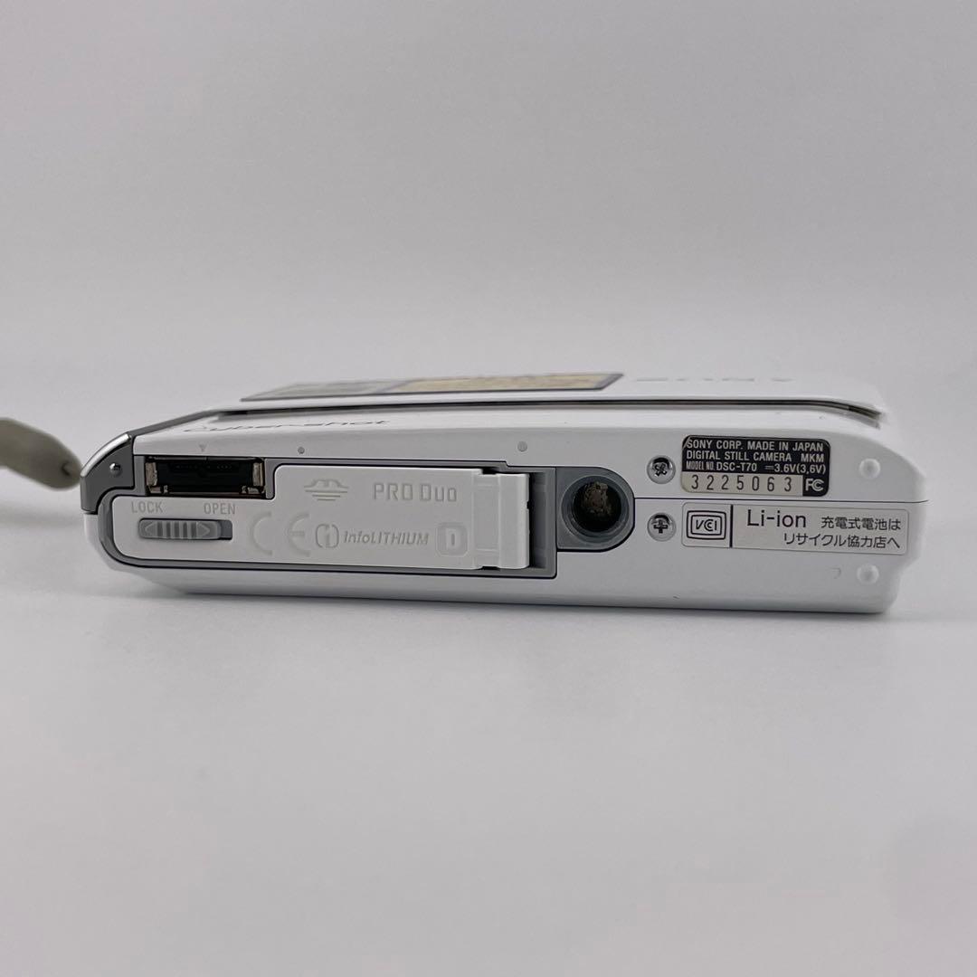実写美⭕️【動作確認済み】SONY ソニー　Cyber-shot DSC-T70